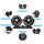 Car Fan Dual Head 4-Inch 12V/24V